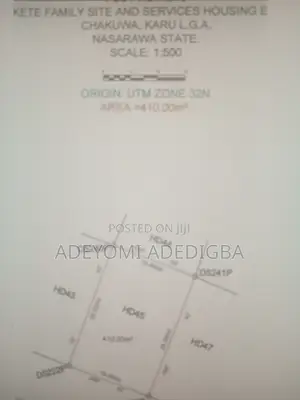 2 Plots of Land to Sell at Brekete Family Estate, Karu. Nasa