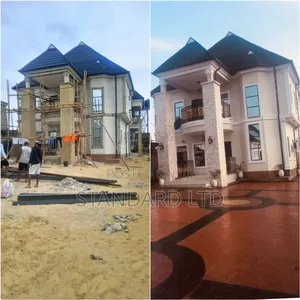 Glowing and Glossy Stamped Concrete Floor/ Colour Floor