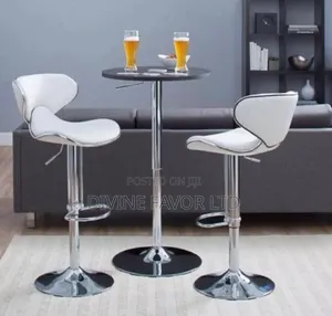 Imported White Bar Stools.