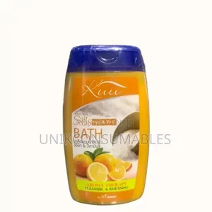 Kuu Spa Face Body Salt Scrub Bath for Skin Glow - 450g