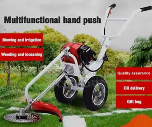 Wheel Hand Push Lawn Mower Brush Cutter Machine