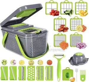 22pcs Nicer Dicer Set - Vegetable Slicer/Chopper