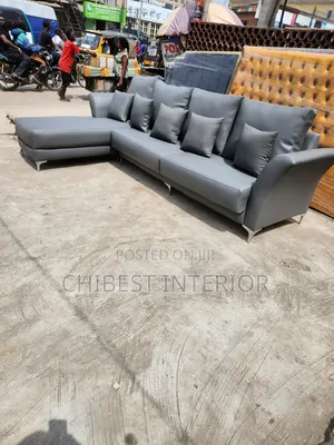 10ftby6ft L-Shaped Leather Chair.