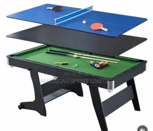 7ft 3 in 1 Snooker Table With Table Tennis