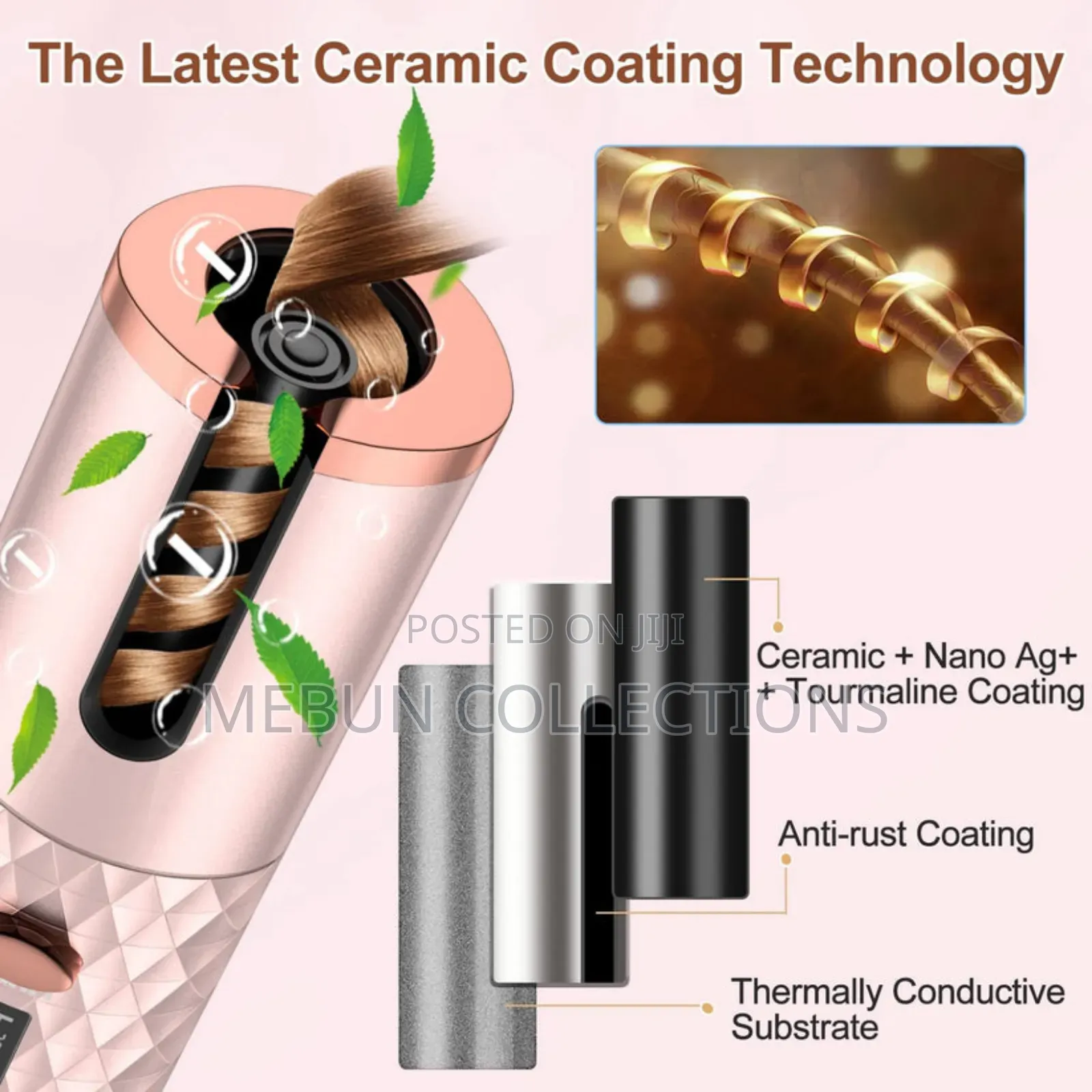 Cordless Automatic Hair Curler