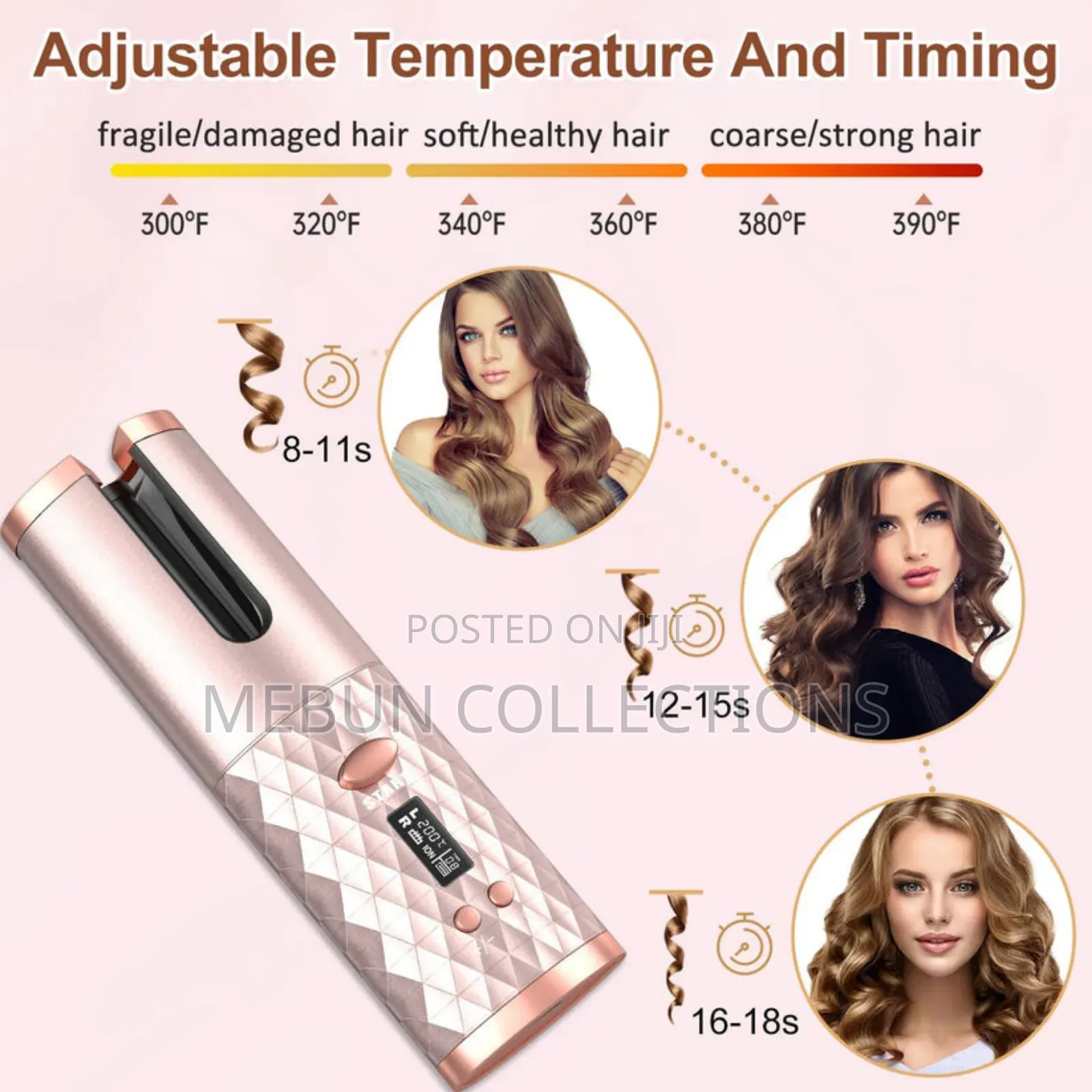 Cordless Automatic Hair Curler