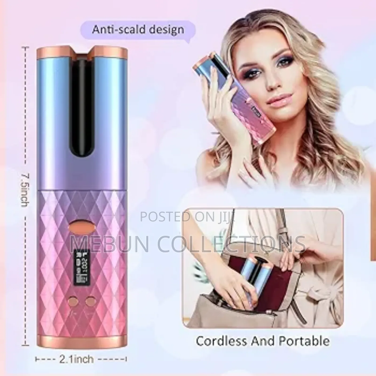 Cordless Automatic Hair Curler