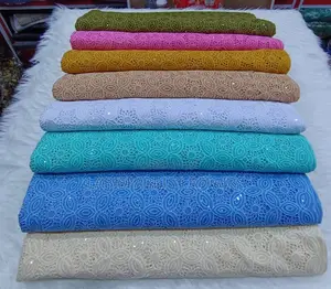 Turkey Chiffon Lace With Water Sequence