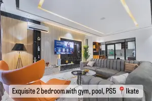 Exquisite 2 Bedroom Apartment With Pool, Ps5, Gym Balcony