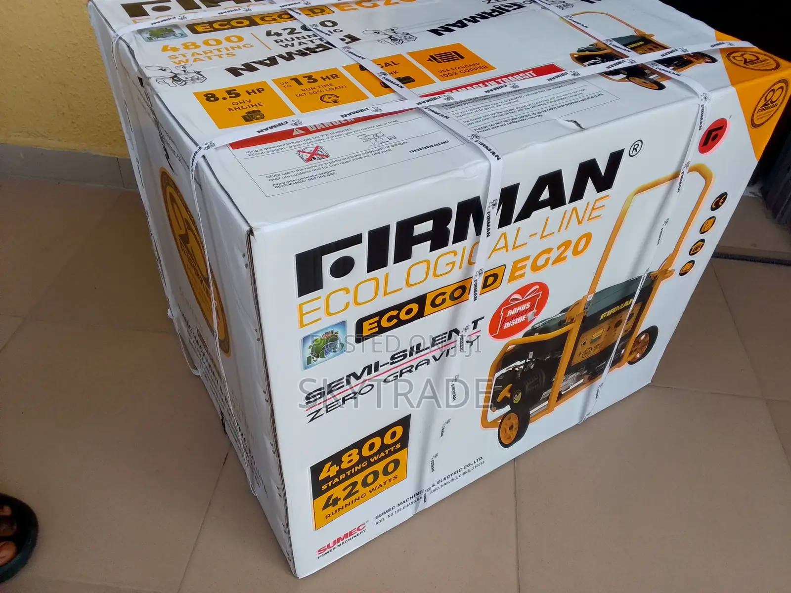 New Key Starter Automatic Generator-4.5kva