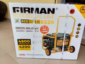 Firman Petrol Generator 4.5kv 5.8hp + Tyre ( Eco Eg20)