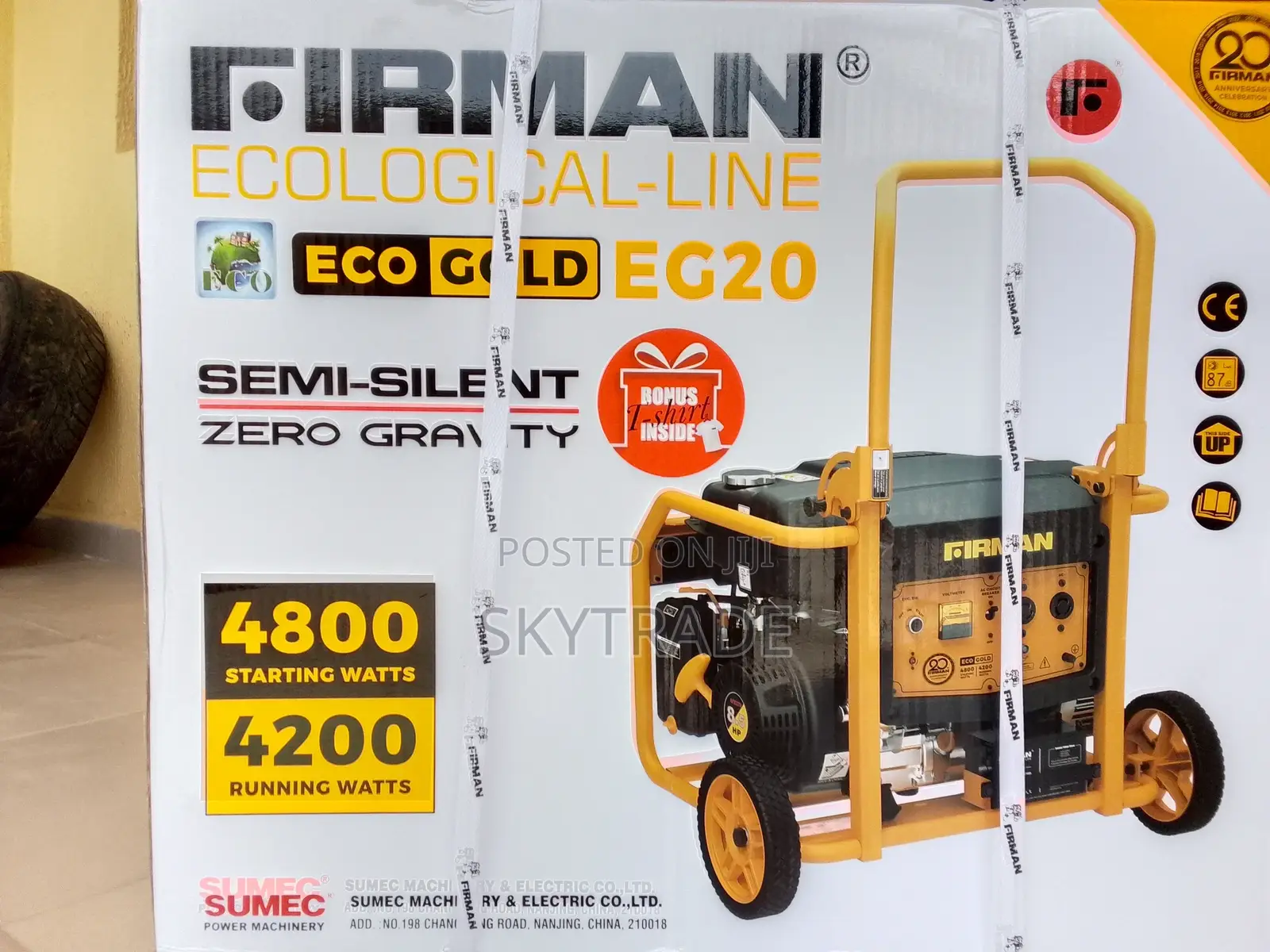 Efficient Firman (4.5kva) Gen Eco Eg20 + Key