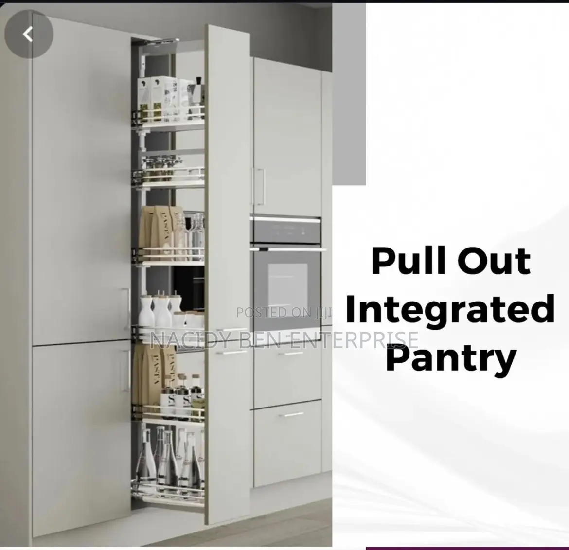 Pullout Integrated Pantry