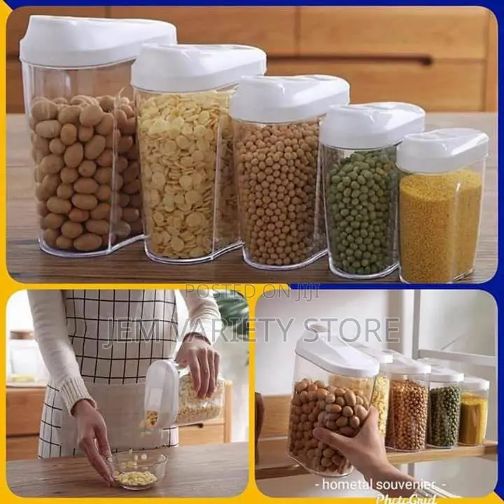 10PCS CEREAL CONTAINER SET (5 Containers + 5 Covers)