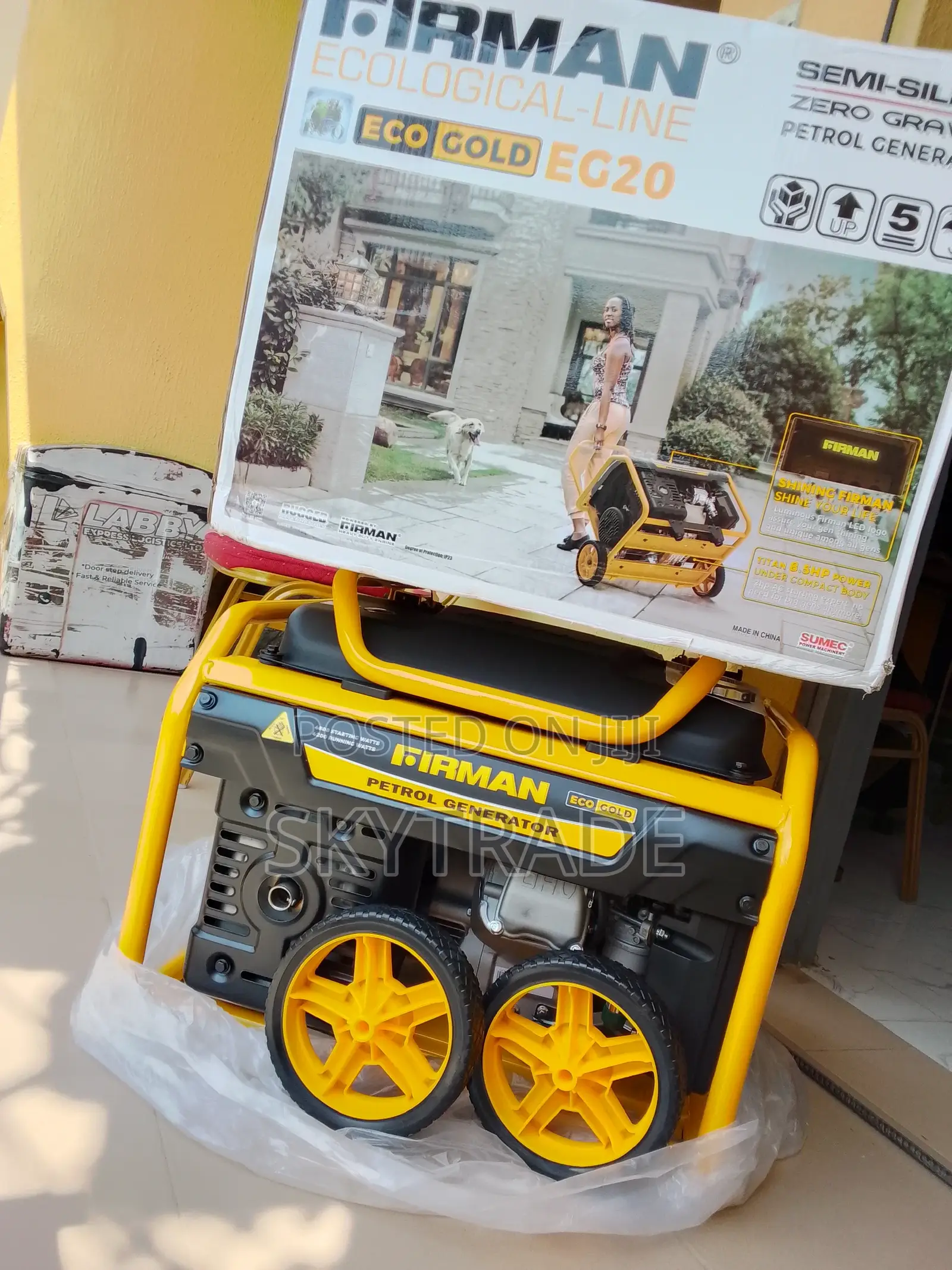 Enhanced Sumec Firman Automatic Gen + Tyre 4.5kva