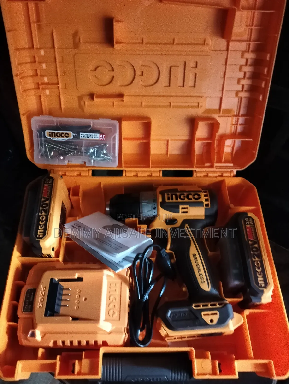 Ingco Brushless Cordless Drill