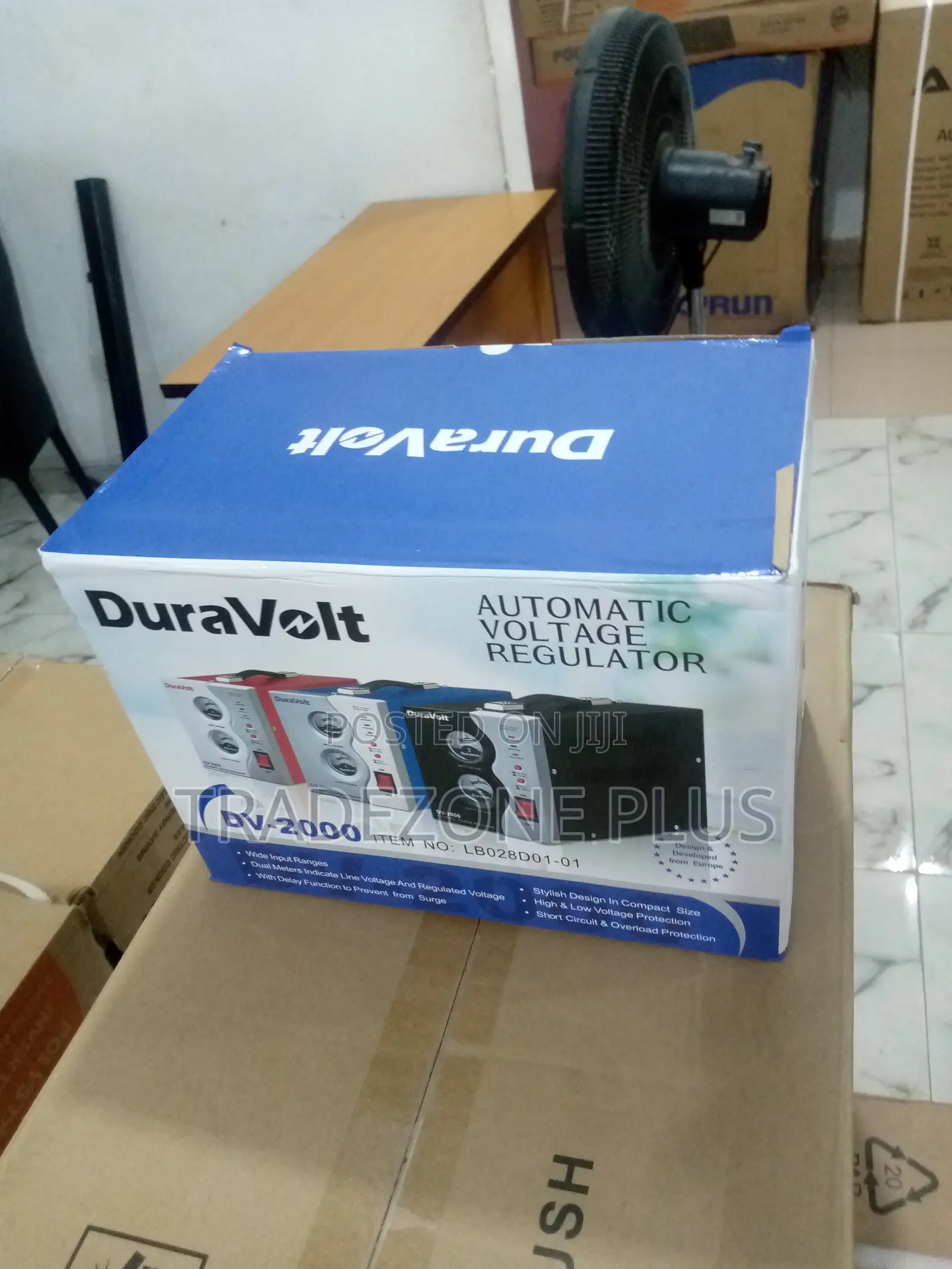 Duravolt 2000W Power Safe Automatic Voltage Regulator