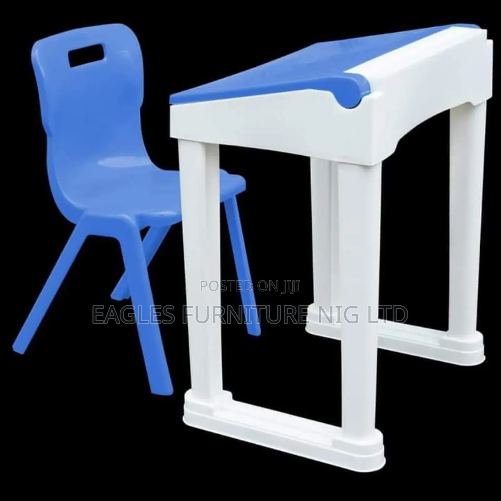 Solid Secondary School Desk and Chair