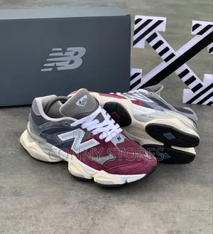 Premium NEW BALANCE 9060 NAVY BURGUNDY Sneakers