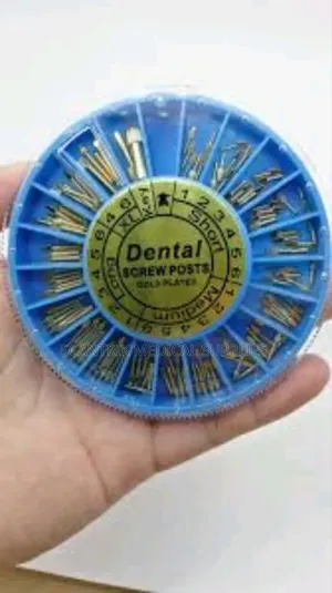 Dental Gold Plated Screw Post