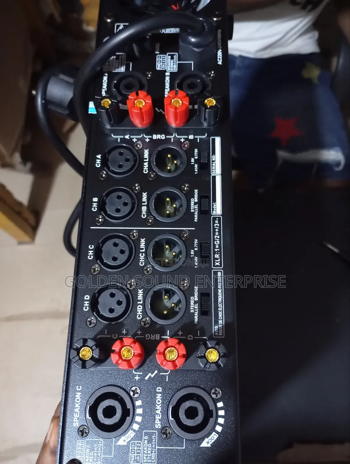 HCS Classic Power Amplifier 4 Channel Model Fp4800