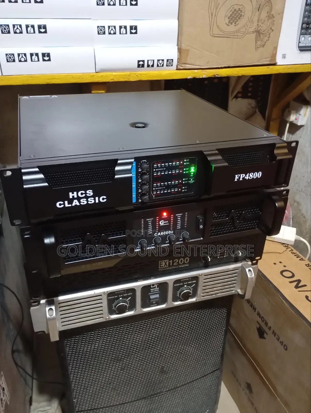 HCS Classic Power Amplifier 4 Channel Model Fp4800