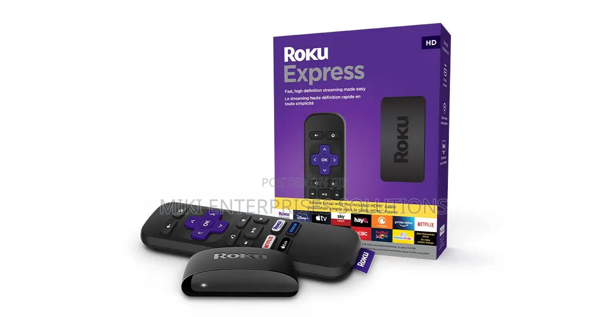 Roku Express + Streaming Media Player Hd