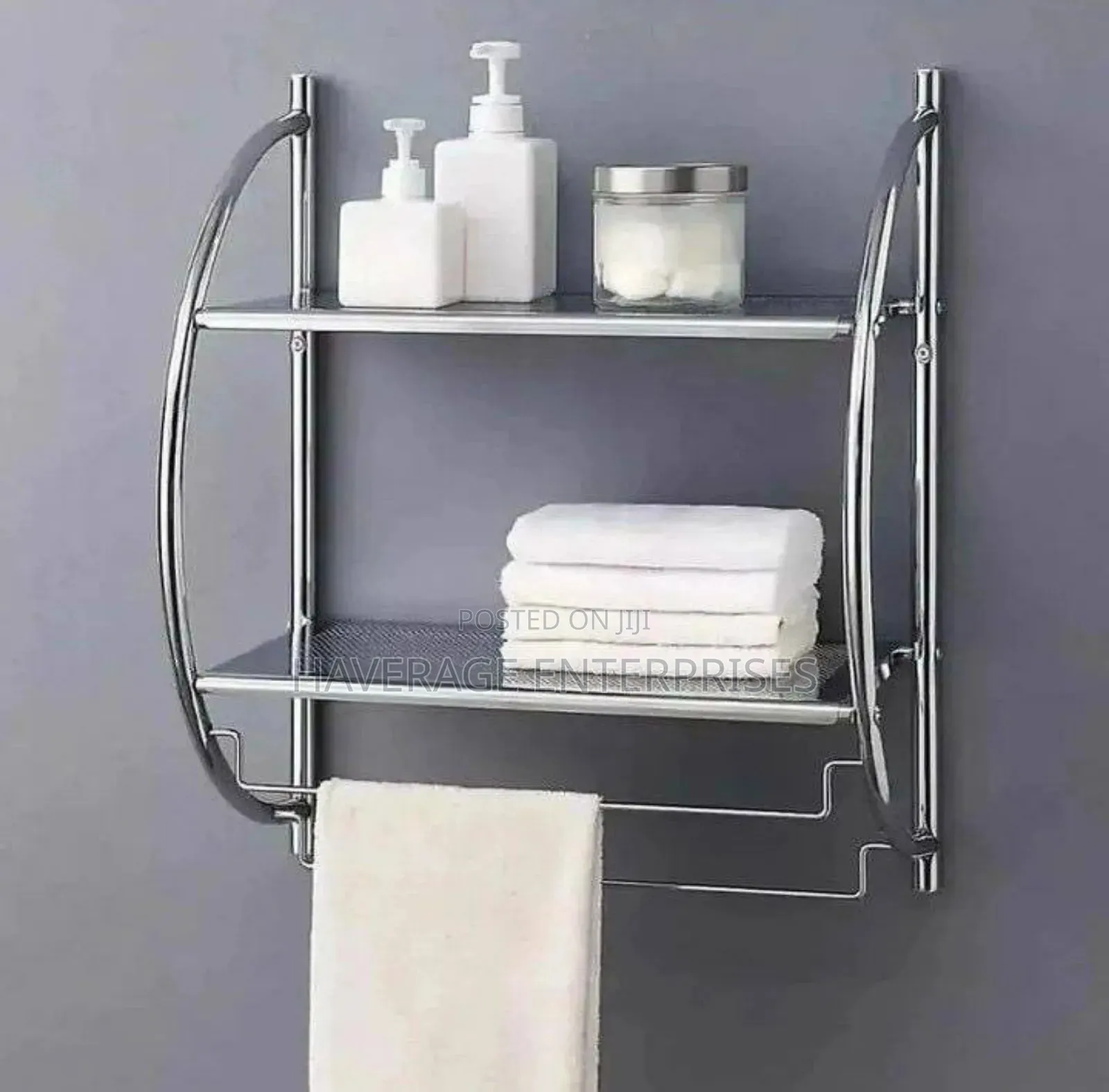 Stainless Steel Bathroom Storage Rack