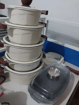 14pcs Quality Granite Cookware Set-off White