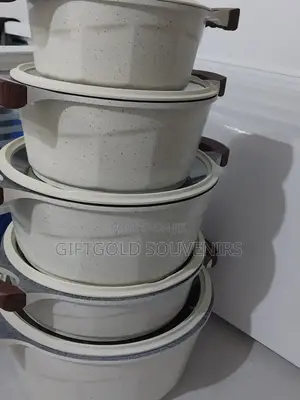14pcs Quality Granite Cookware Set-off White