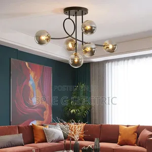 Morden Glass Ball Chandelier
