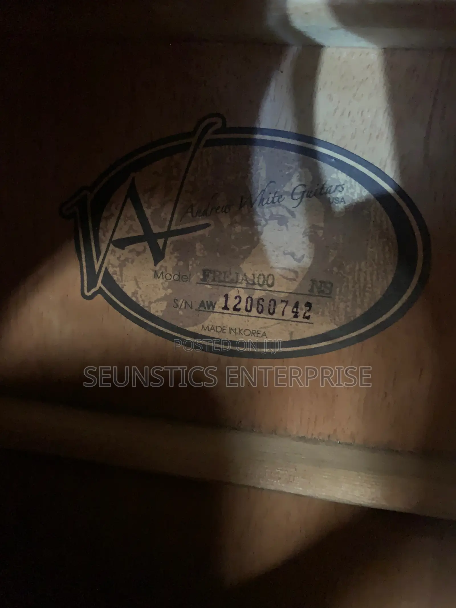 Quality Andrew White Pure Acoustic Guitar
