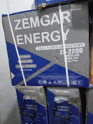 Zemgar Solar Tubular Battery 12 v 220ahms