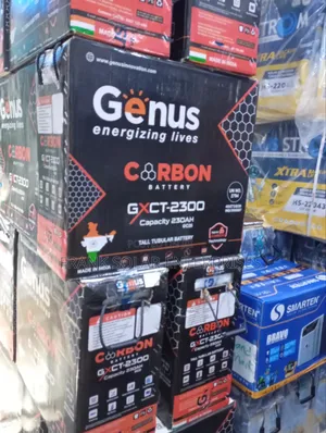 12v230ahms Genus Solar Tubular Battery