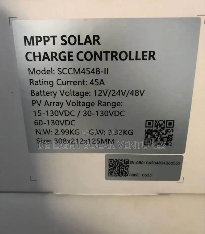 Felicity MPPT Charge Controller 45AH 48v