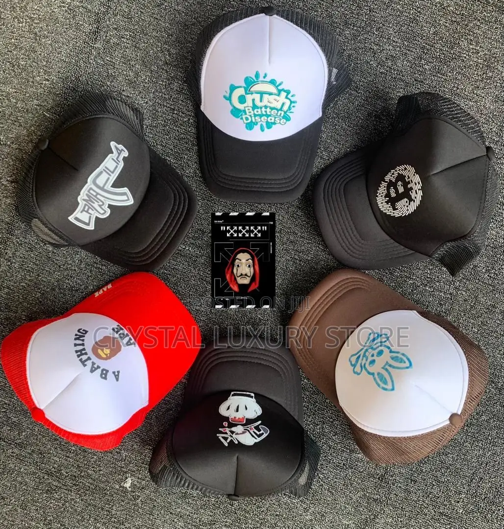 Top Quality Luxury Men Face Cap