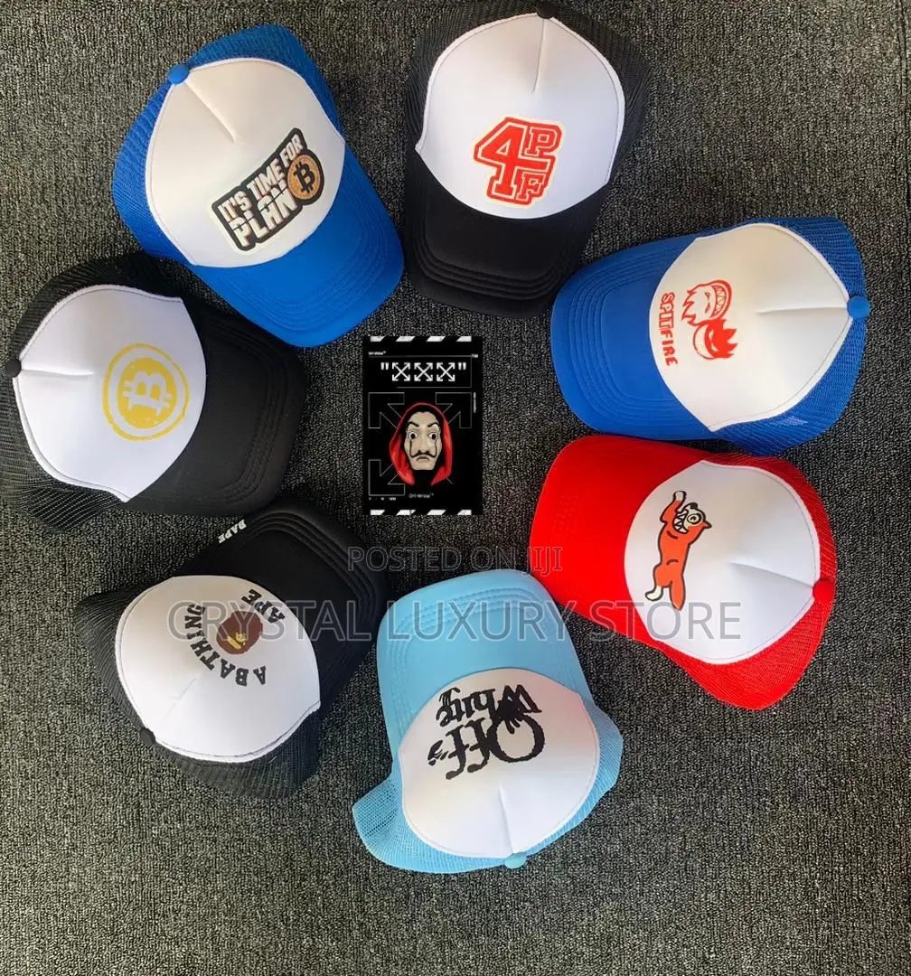 Top Quality Luxury Men Face Cap