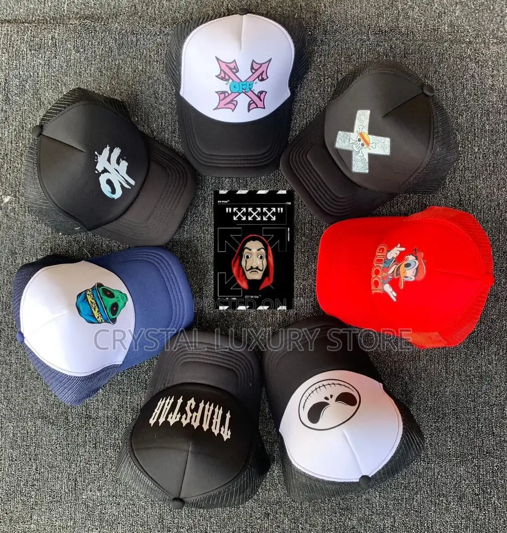 Top Quality Luxury Men Face Cap