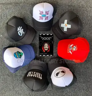 Top Quality Luxury Men Face Cap
