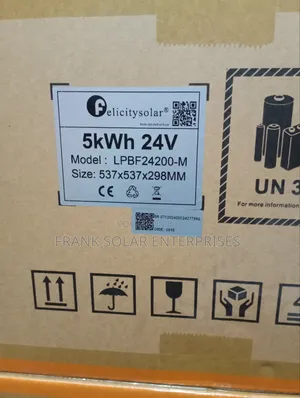 5kwh/24v Felicity Lithium Iron Battery