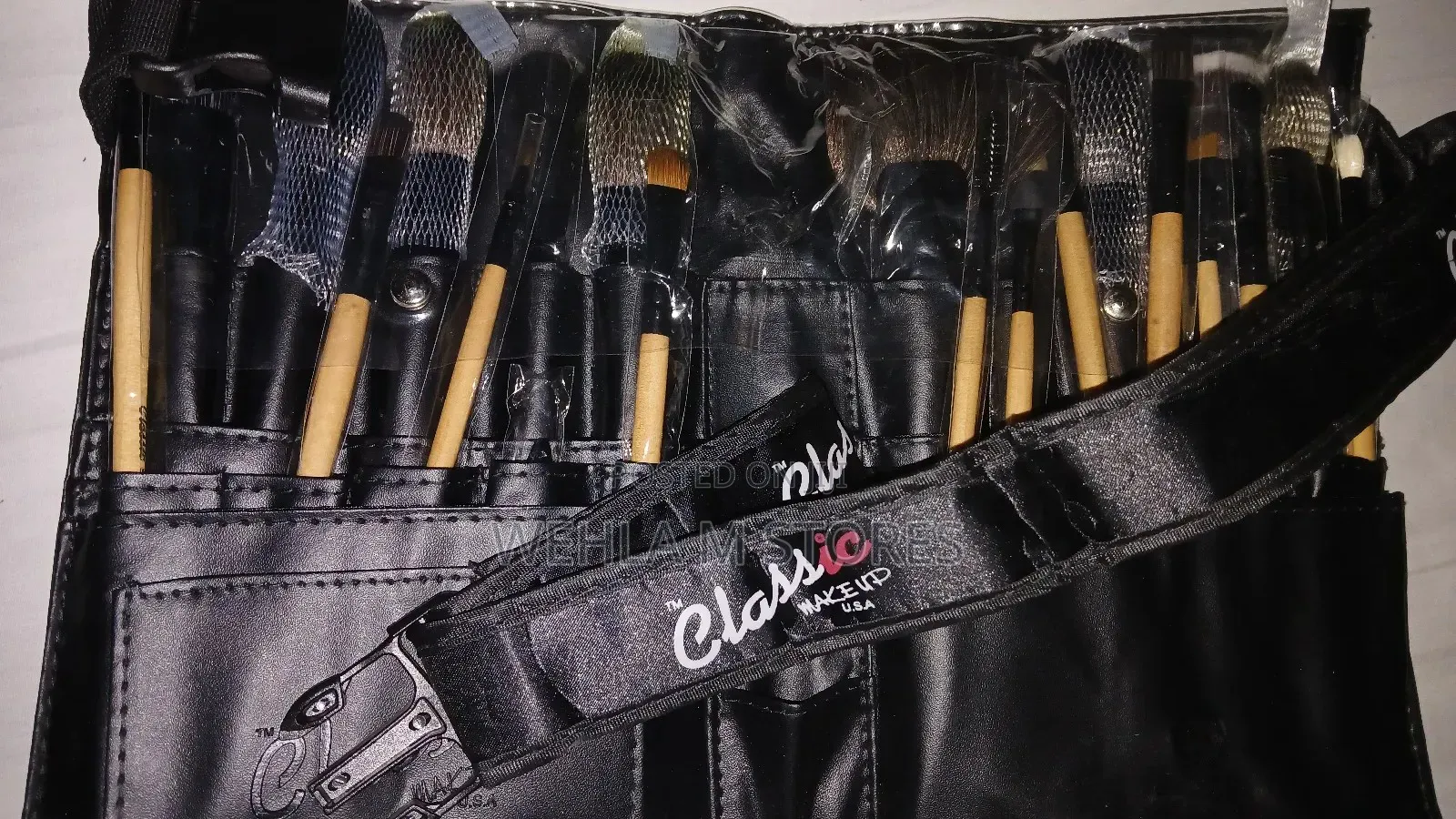 Makeup Brush Belt With Brushes (23)