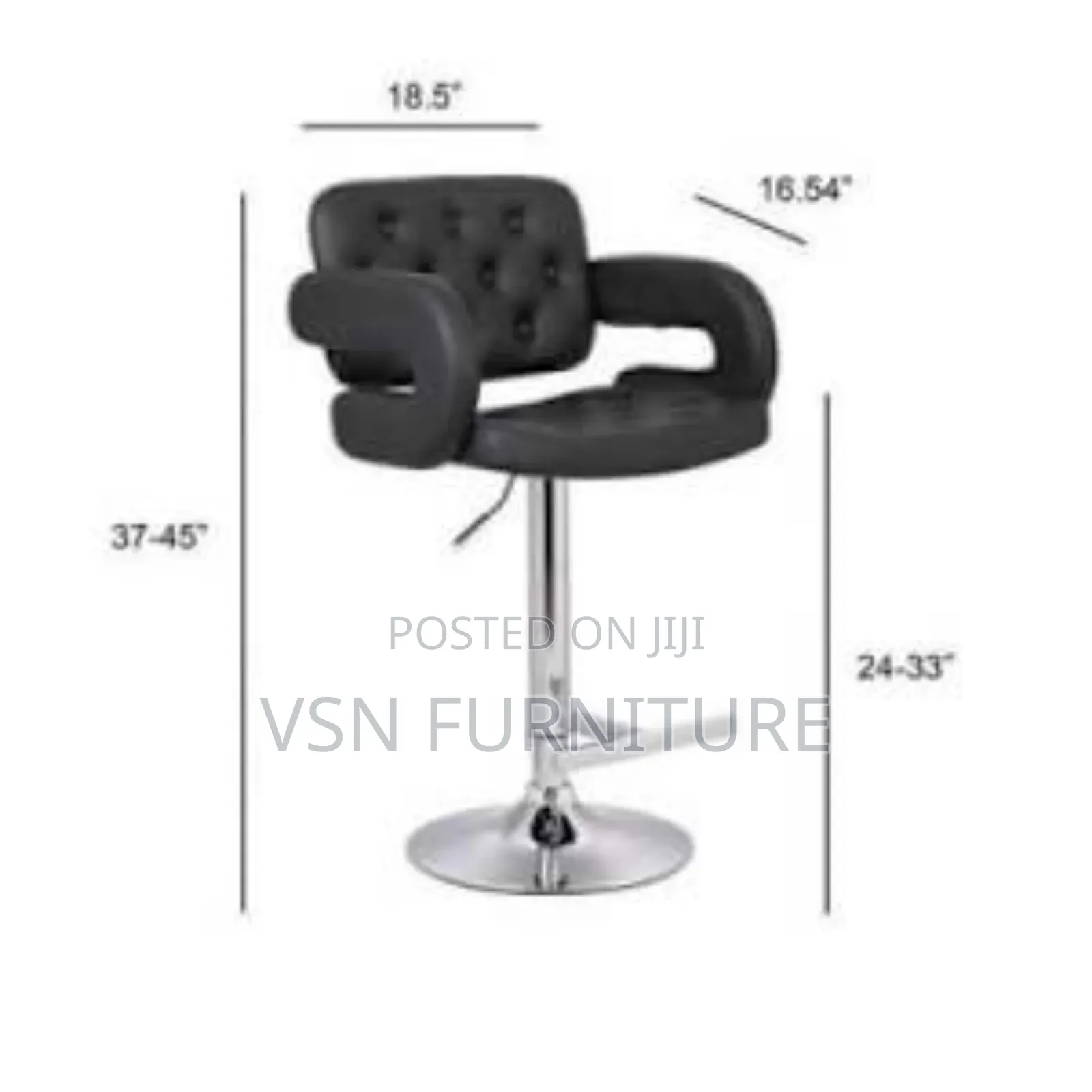 Black Bar Stool