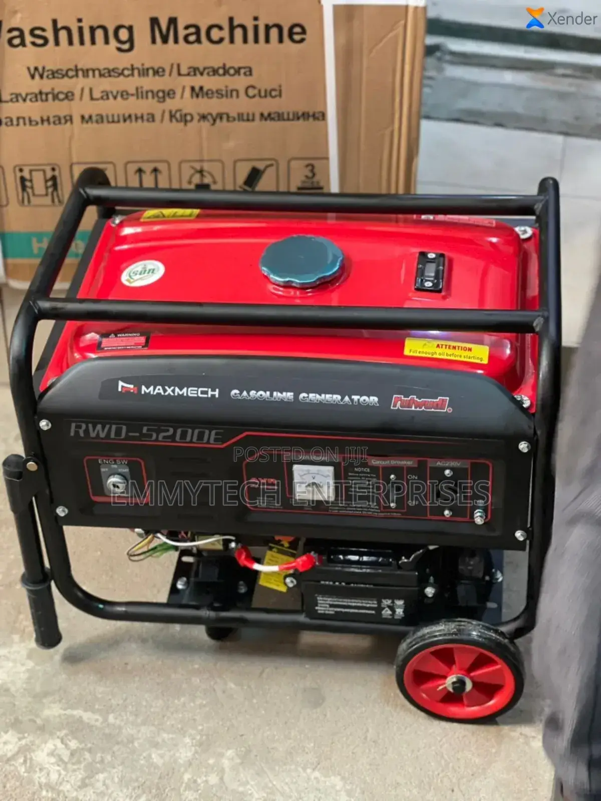 Maxmech Generator 3.5kva Key Start Wide