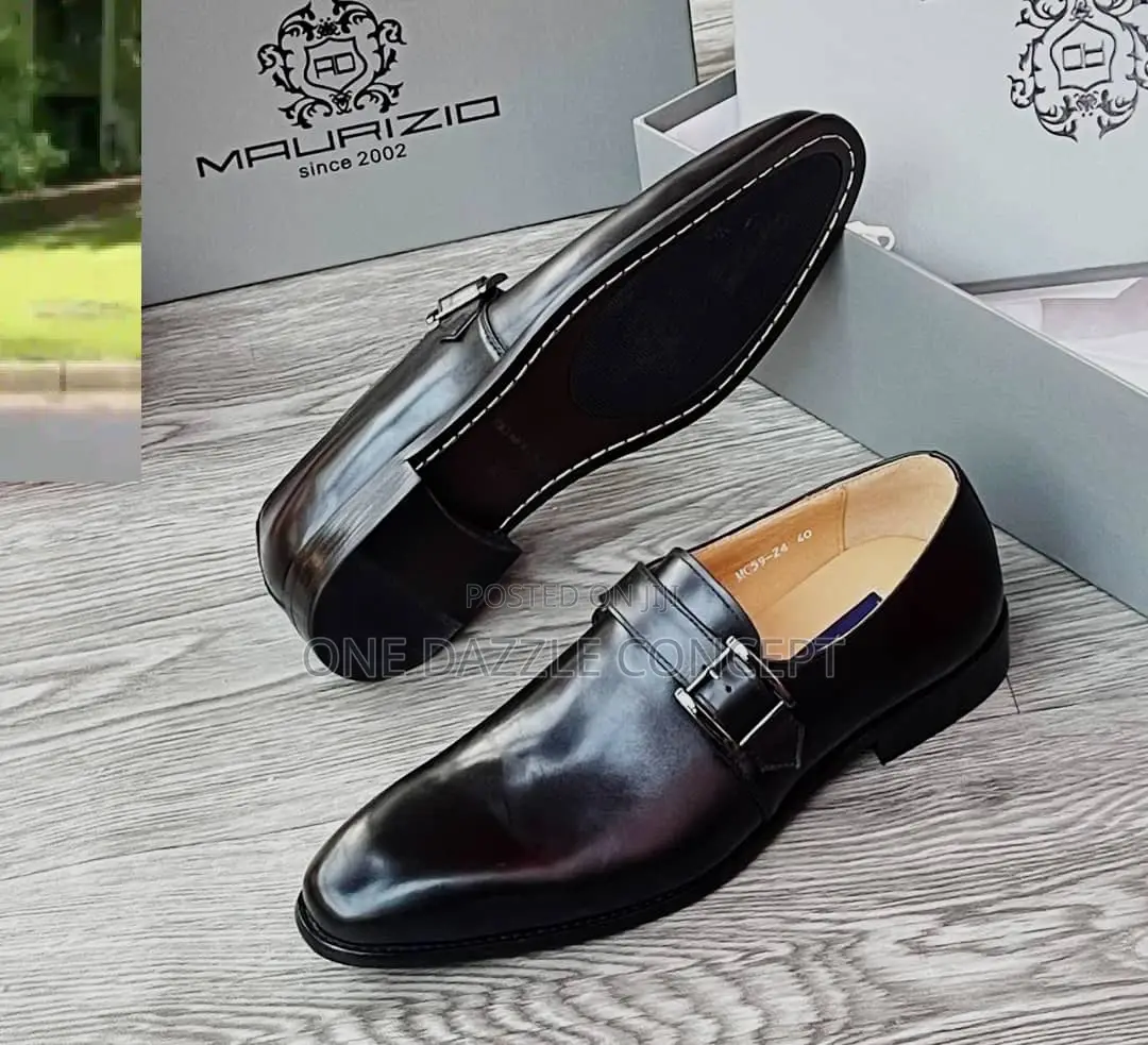 Maurizio Leather Brooks Shoe