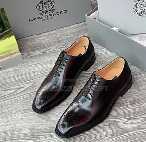 Maurizio Leather Brooks Shoe