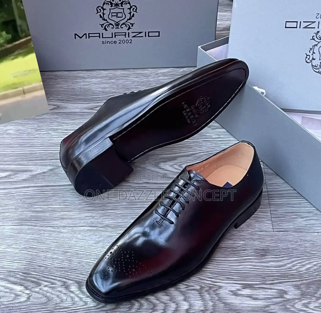 Maurizio Leather Brooks Shoe