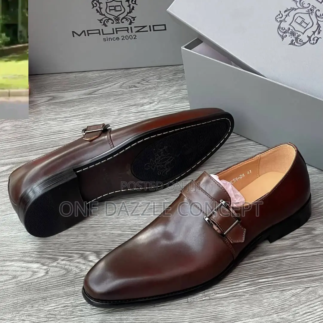 Maurizio Leather Brooks Shoe