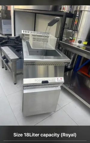 Single Basket Standing Gas Deep Fryer