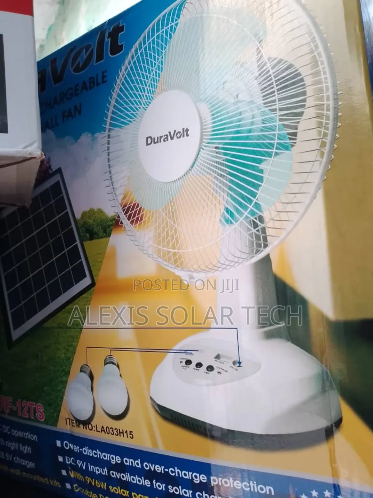 12volts Duravolts Table Fan