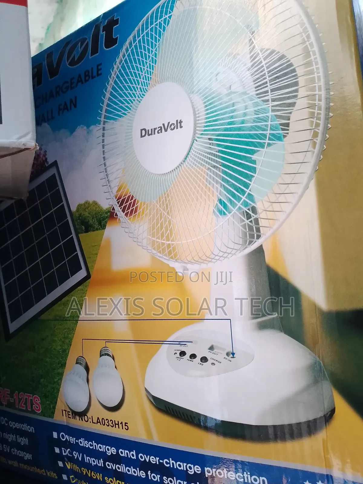 12volts Duravolts Table Fan